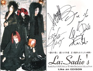 La:Sadie's ( ラサディーズ )  の グッズ サイン入りポストカード2