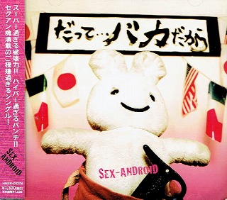 SEX-ANDROID ( セックスアンドロイド )  の CD だって、、、バカだから Bタイプ