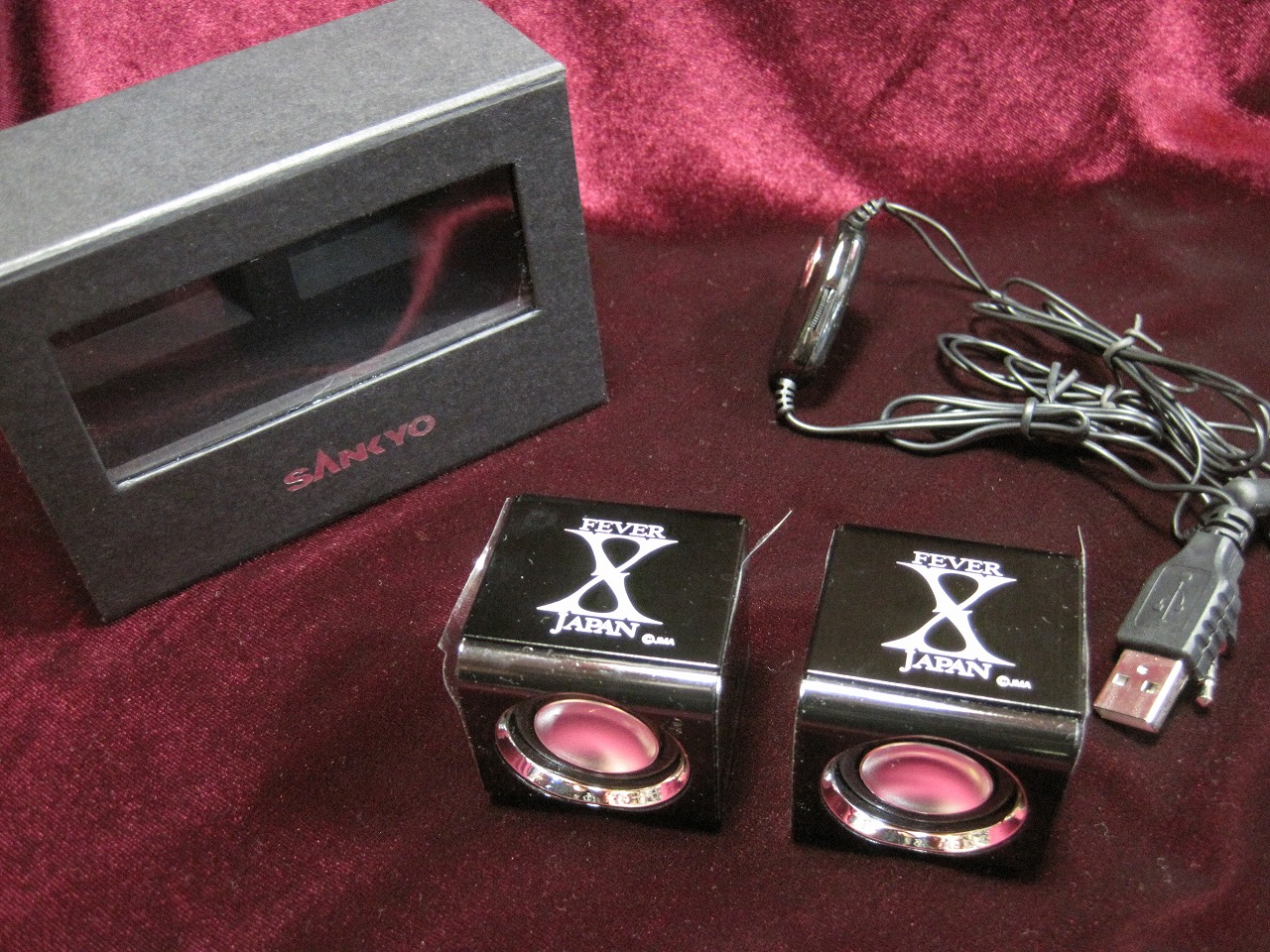 X JAPAN ( エックスジャパン )  の グッズ  FEVER X JAPAN USBポータブルスピーカー