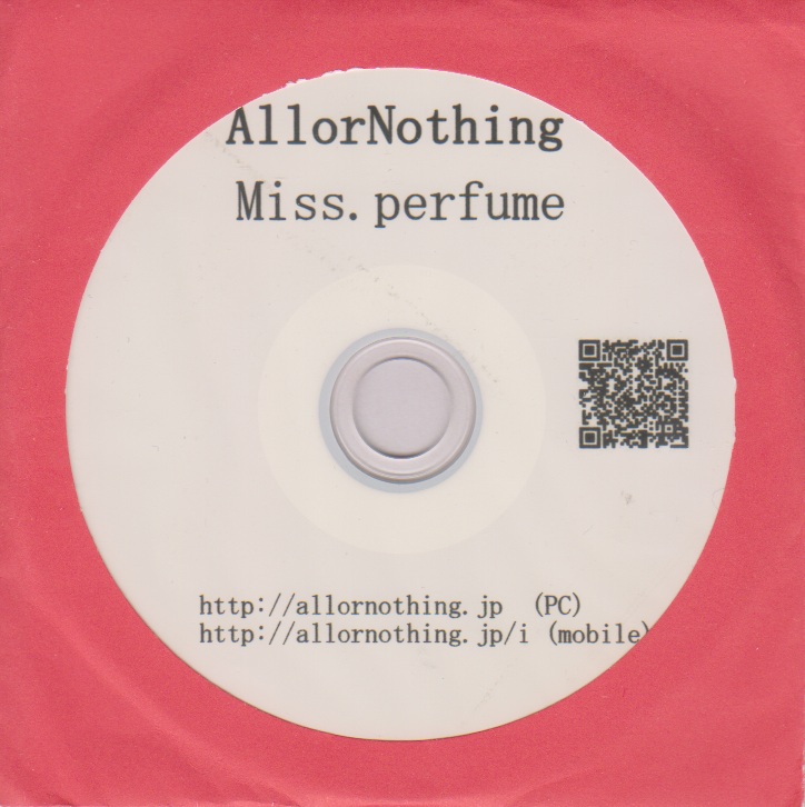 AllorNothing ( オールオアナッシング )  の CD Miss.perfume