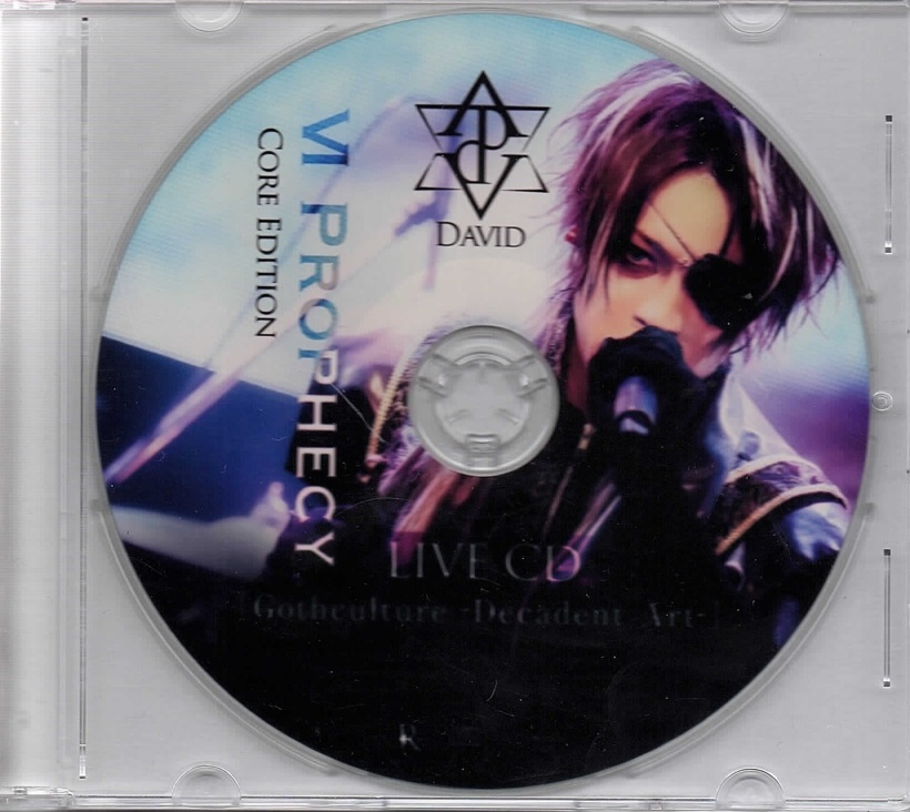 ダヴィデ の CD Ⅵ PROPHECY CORE EDITION LIVE CD [Gothculture -Decadent Art-]