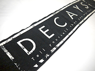 DECAYS ( ディケイズ )  の グッズ タオル（THE GROWTH TO DECAYS）