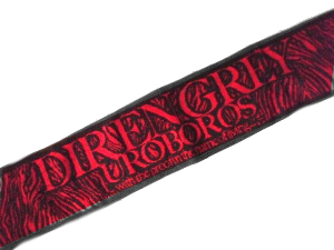 DIR EN GREY の グッズ タオル（赤/UROBOROS）