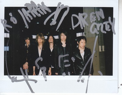 DIR EN GREY 京 ポラロイド 疎外 サイン入