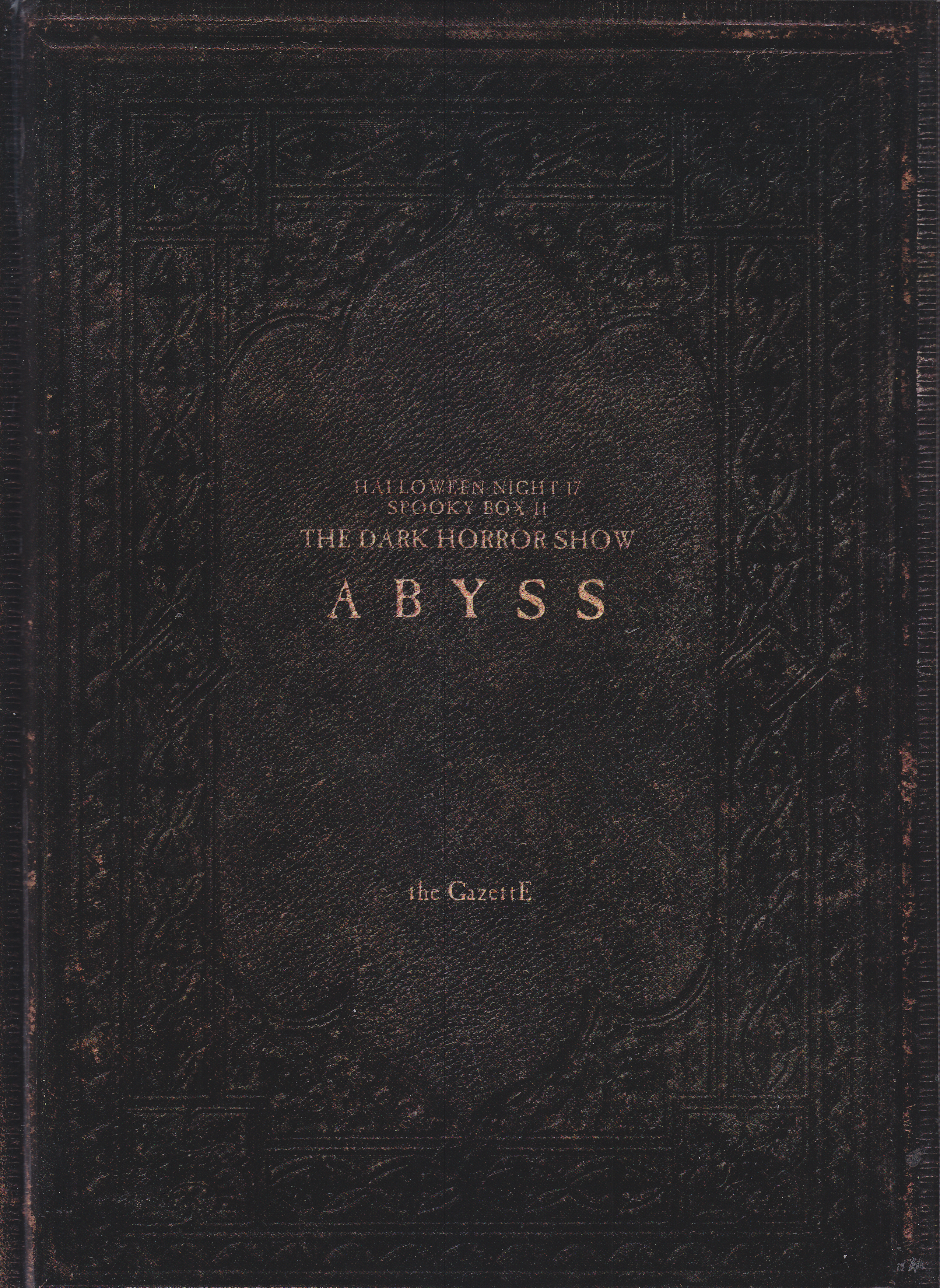 the GazettE の パンフ HALLOWEEN NIGHT 17 SPOOKY BOXⅡ THE DARK HORROR SHOW ABYSS LUCY