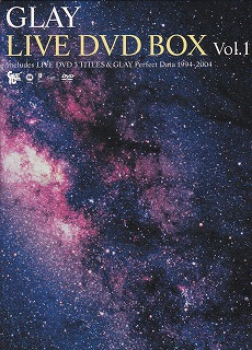 ピュアサウンド GLAY ( グレイ ) GLAY LIVE DVD BOX Vol.1 includes LIVE DVD 3TITLES