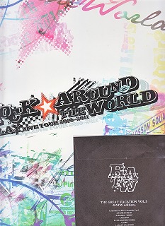 GLAY ( グレイ )  の パンフ LIVE TOUR 2010-2011 ROCK AROUND THE WORLD(スペシャルCD付き）