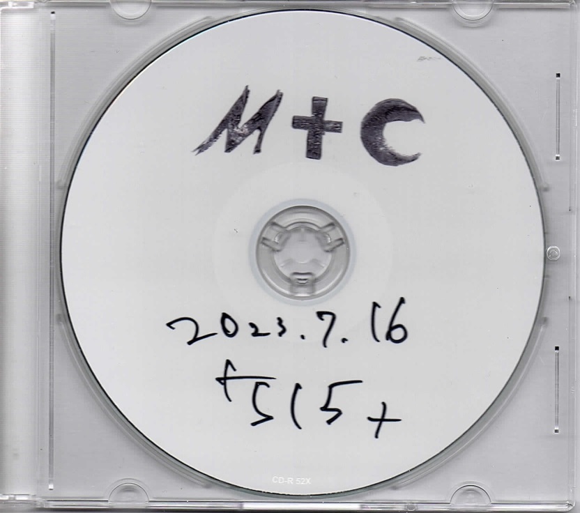 Marvelous Cruelty ( マーヴェラスクルーエルティー )  の CD M+C 2023.7.16