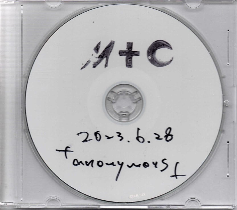 Marvelous Cruelty ( マーヴェラスクルーエルティー )  の CD M+C 2023.6.28 「anonymous」