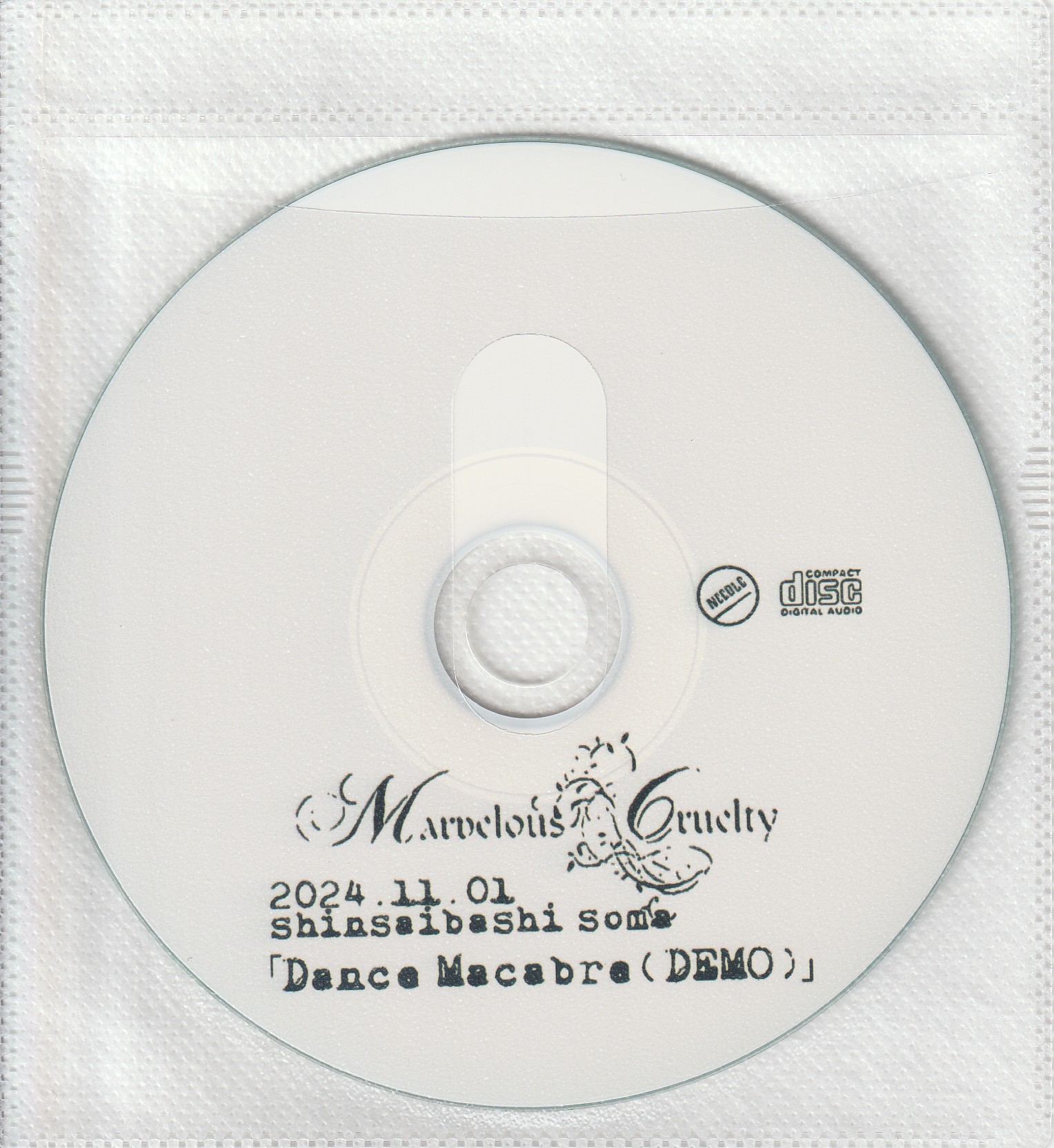 Marvelous Cruelty の CD Dance Macabra（DEMO）