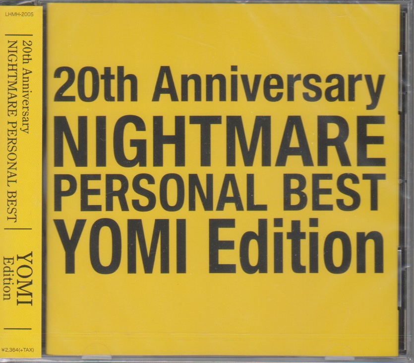 NIGHTMARE ( ナイトメア )  の CD 【YOMI Edition】NIGHTMARE PERSONAL BEST