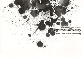 NIGHTMARE の パンフ TOUR 2011-2012 Nightmarish reality TOUR FINAL@NIPPONBUDOKAN