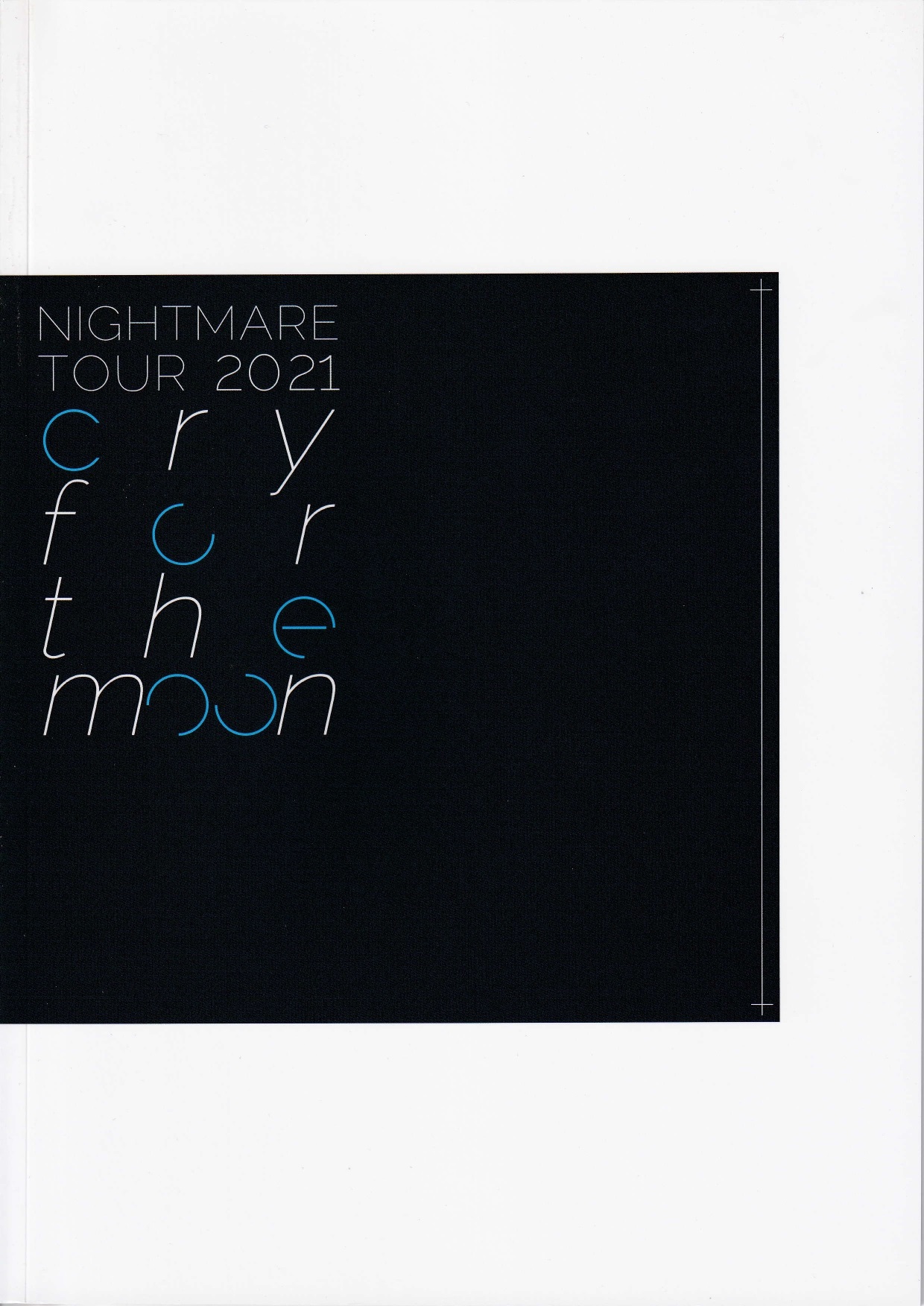 ナイトメア の パンフ TOUR 2021 cry for the moon