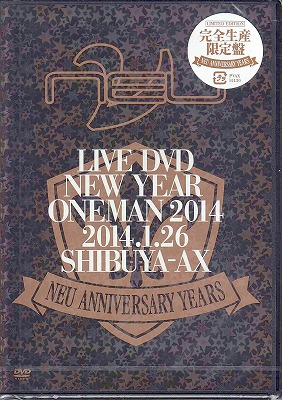 ν[NEU] の DVD NEW YEAR ONEMAN 2014.1.26 SHIBUYA-AX LIVE DVD LIMITED EDITION