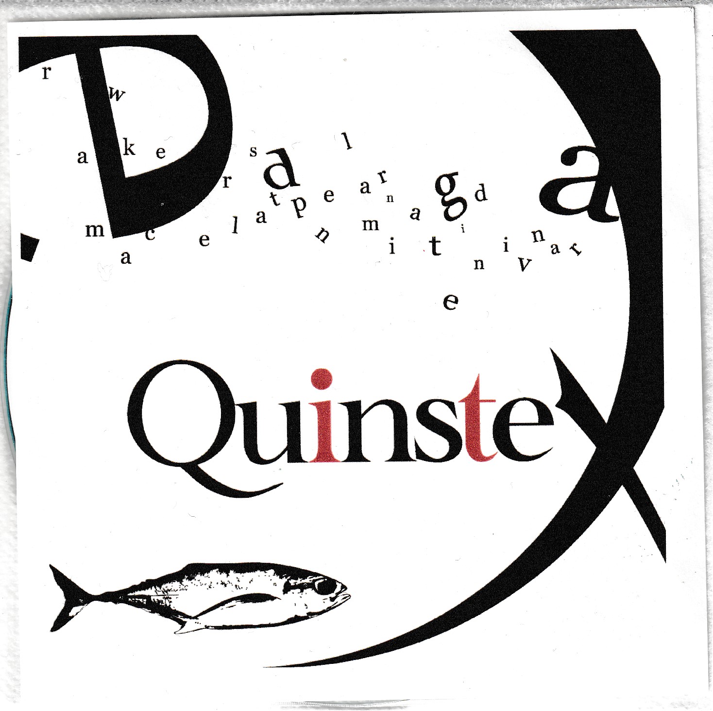 Quinstet の CD Raw Mackerel Salted And Marinated In Vineger