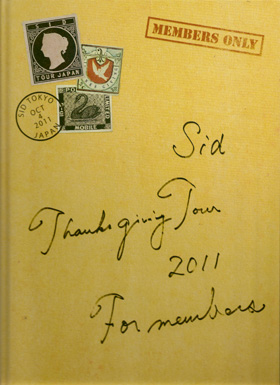 シド の パンフ THANKS GIVING TOUR 2011 FOR MEMBERS 