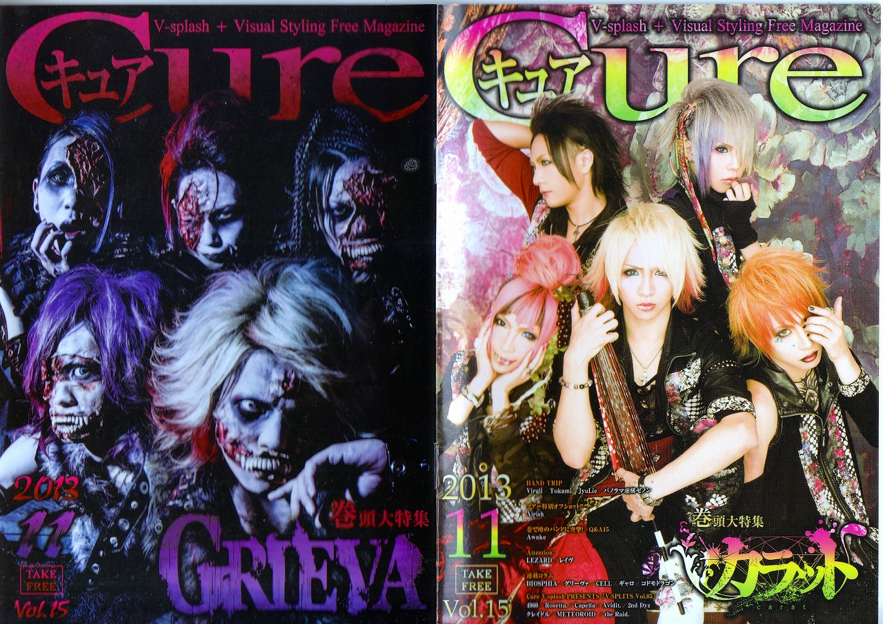 雑誌 Cure ( ザッシキュア )  の 書籍 V-splash + Visual Styling Free Magazine Vol.15