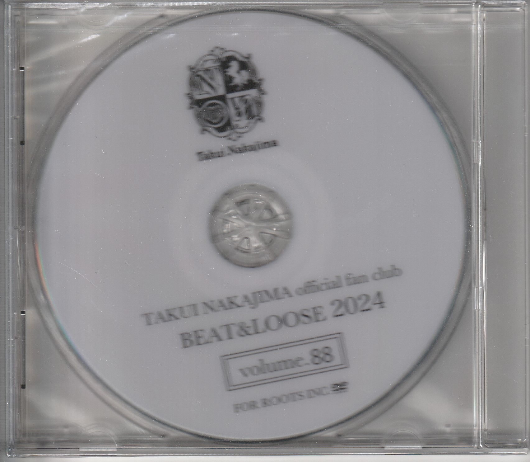 中島卓偉 の DVD TAKUI NAKAJIMA official fan club BEAT&LOOSE 2024 volume.88