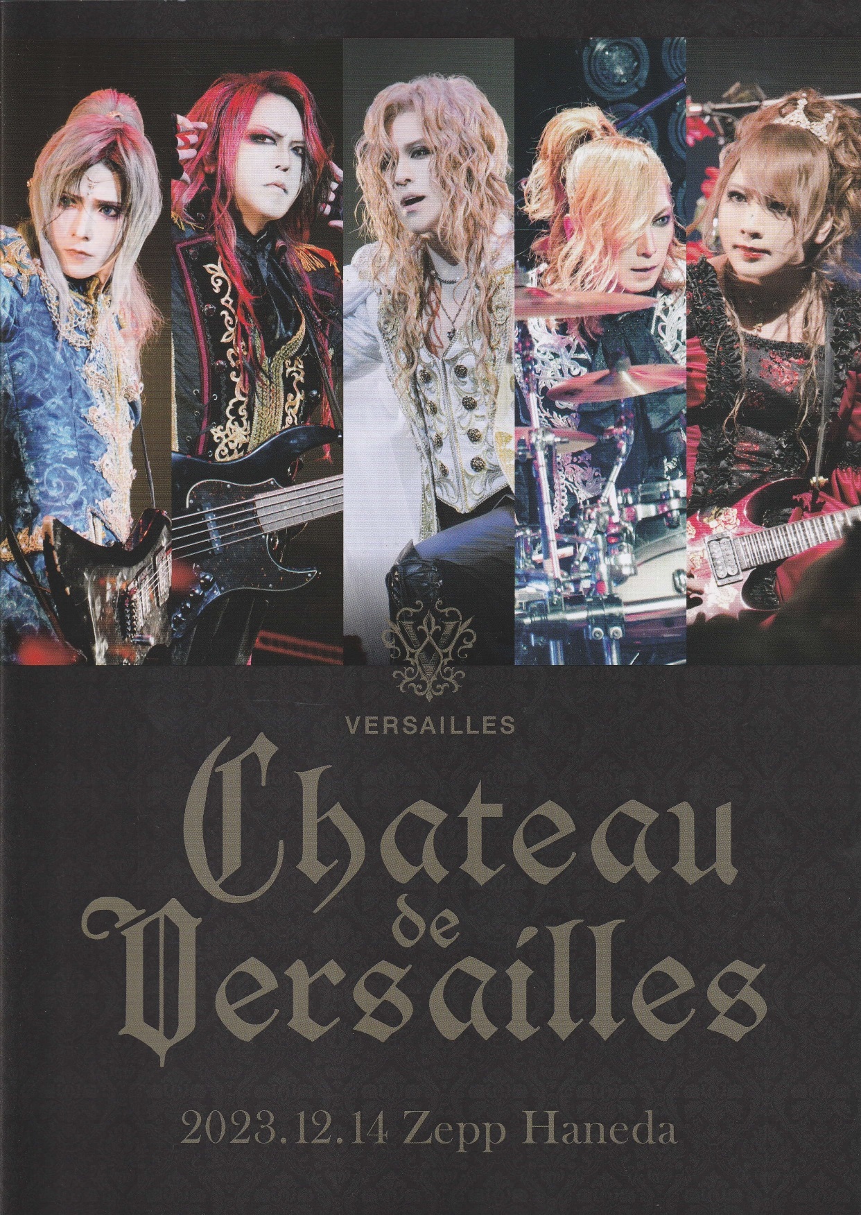 Versailles の パンフ Chateau de Versaille 2023.12.14 Zepp Haneda
